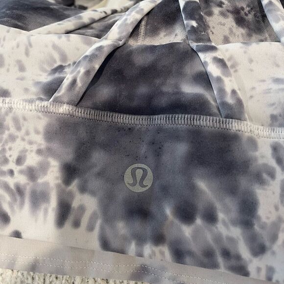 Lululemon Energy Bra Long Line *Tie Dye Marble Dye Classic Navy - Picture 4 of 5
